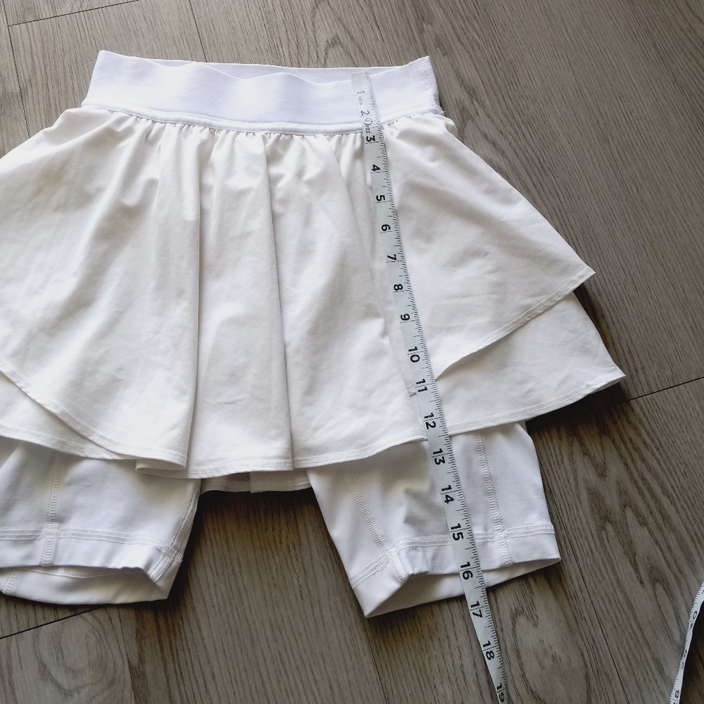Lululemon Court Rival High Rise Skirt White - Picture 10 of 14